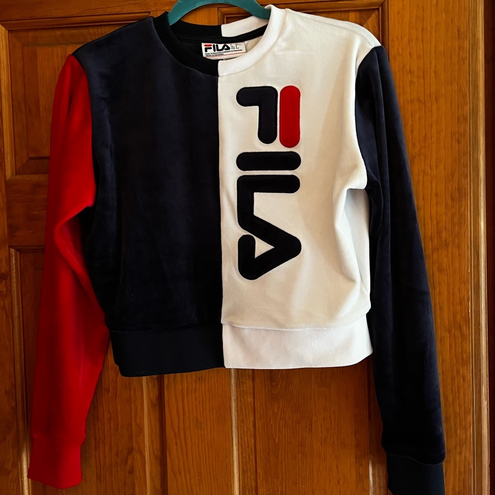 FILA velvet sweatshirt